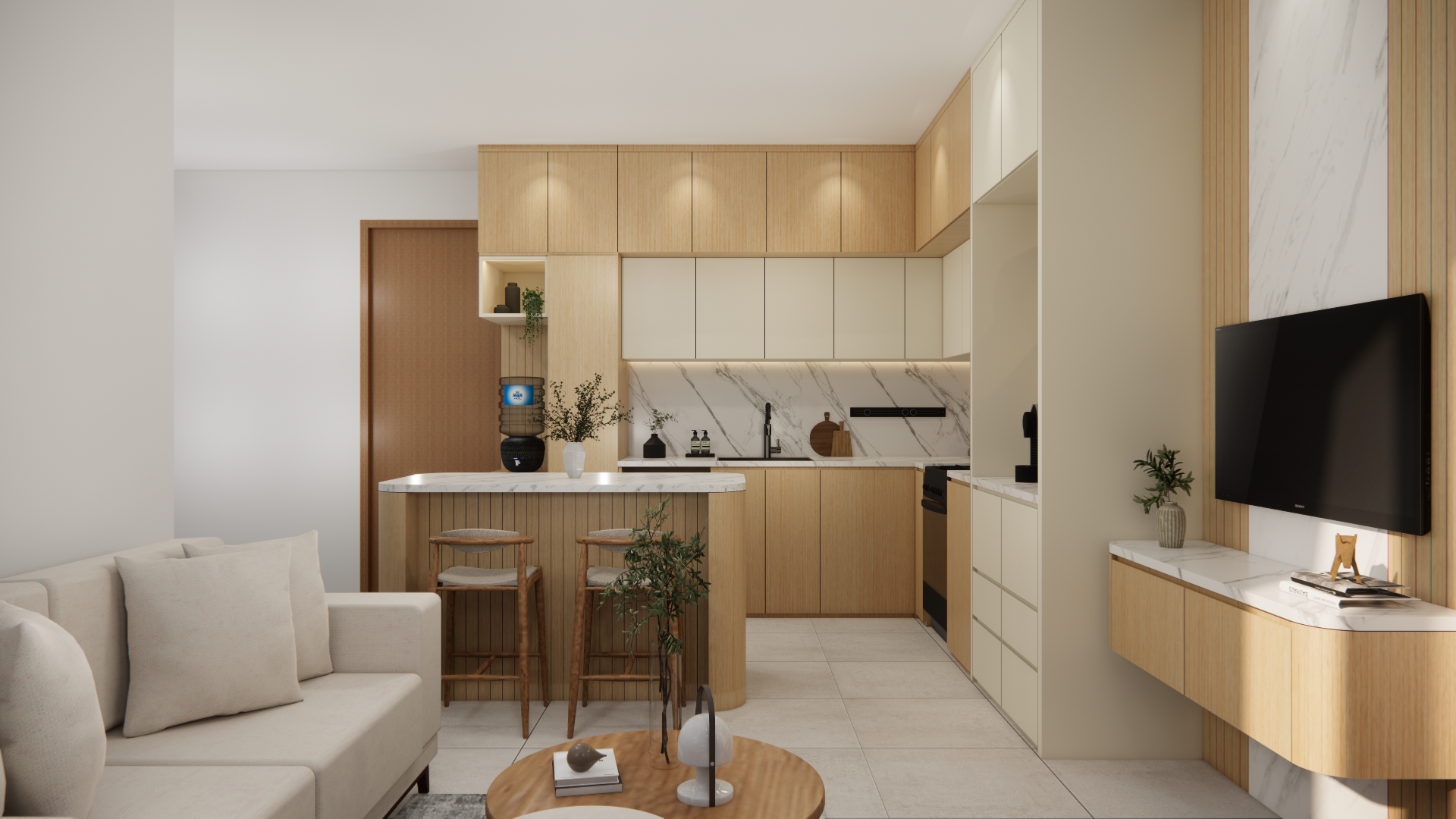 kitchen-set-gaya-japandi